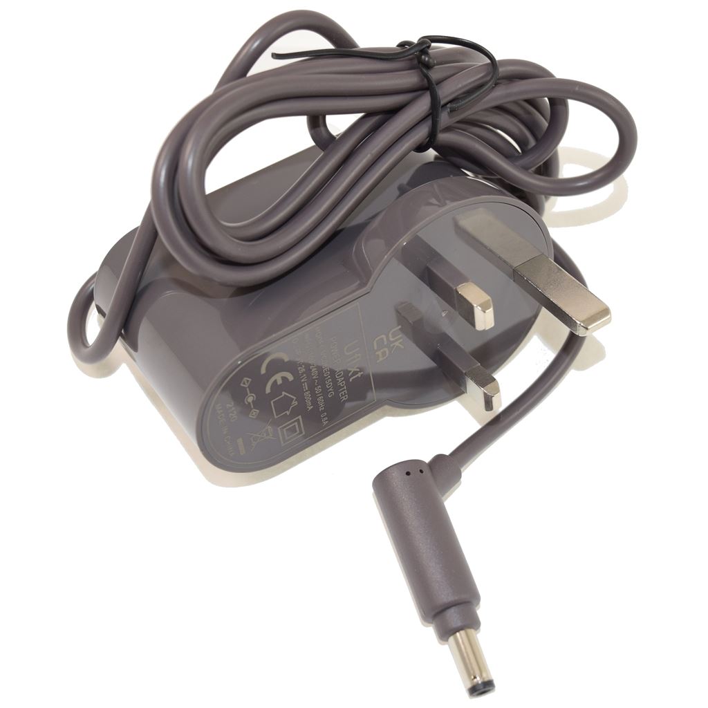 Dyson Compatible Vacuum Cleaner Battery Charger Lead with 3 Pin UK Mains Plug – Fits DC58 DC59 V6 V7 V8 SV03 SV05 SV09 SV10 by Ufixt