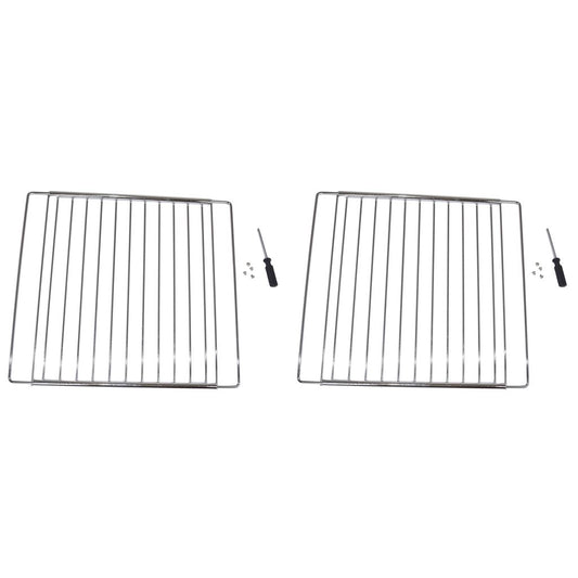 2 x Universal Extendable Oven / Cooker / Grill Shelves | Adjustable 350–560 mm x 320 mm | Pack of 2 by Ufixt
