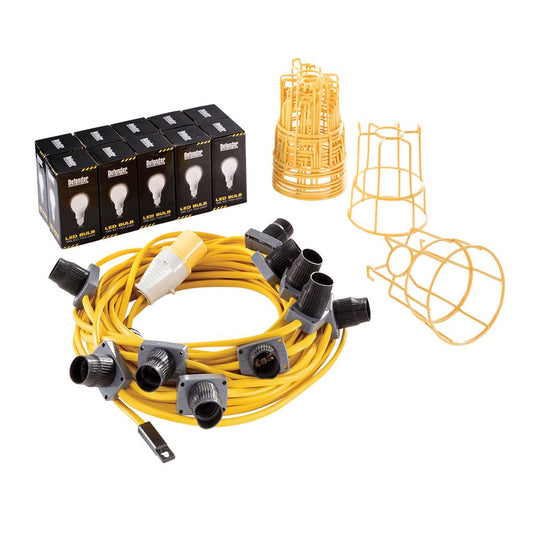 Defender 100W LED ES Festoon Kit 22m - 110V