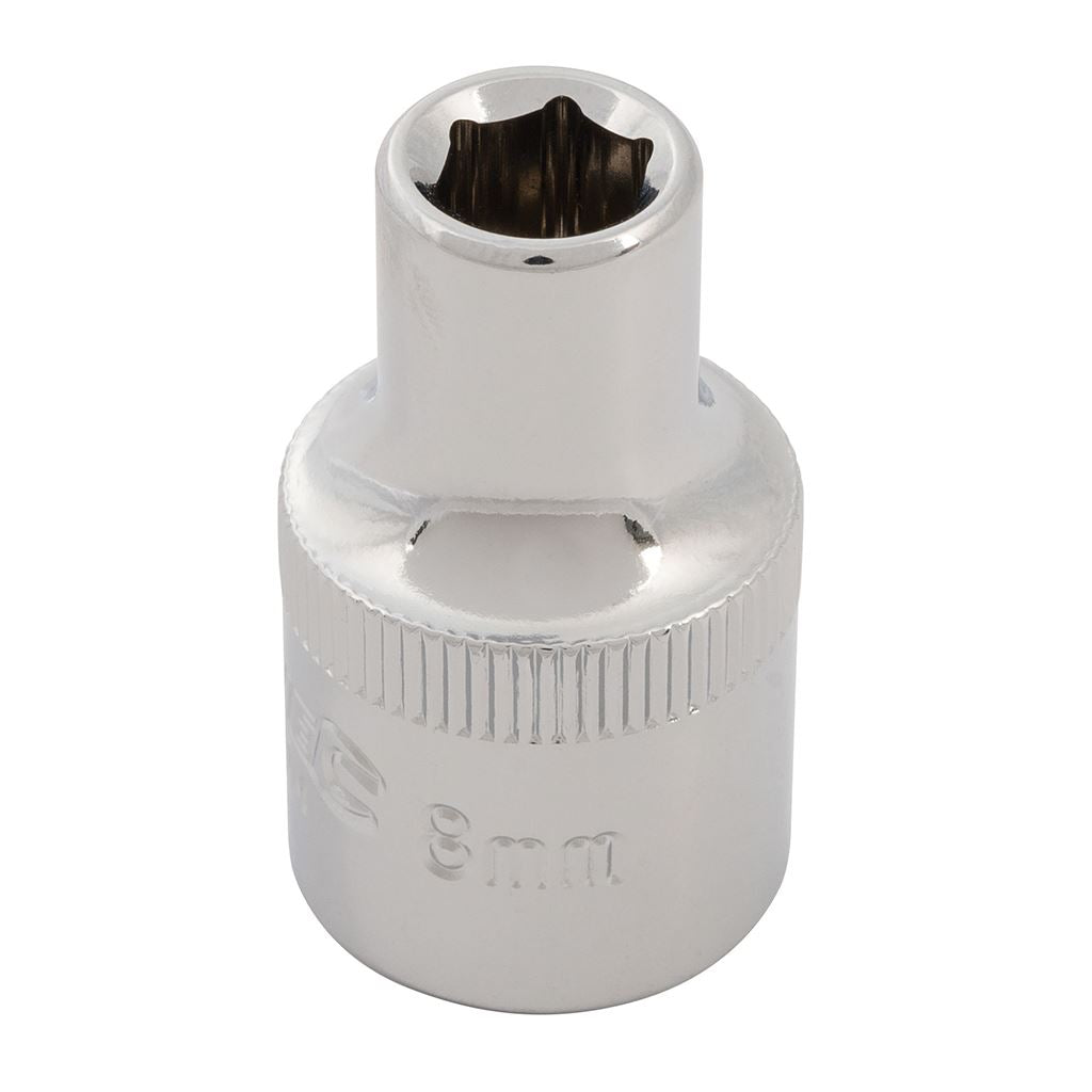 Silverline Socket 1/2" Drive 6pt Metric - 8mm