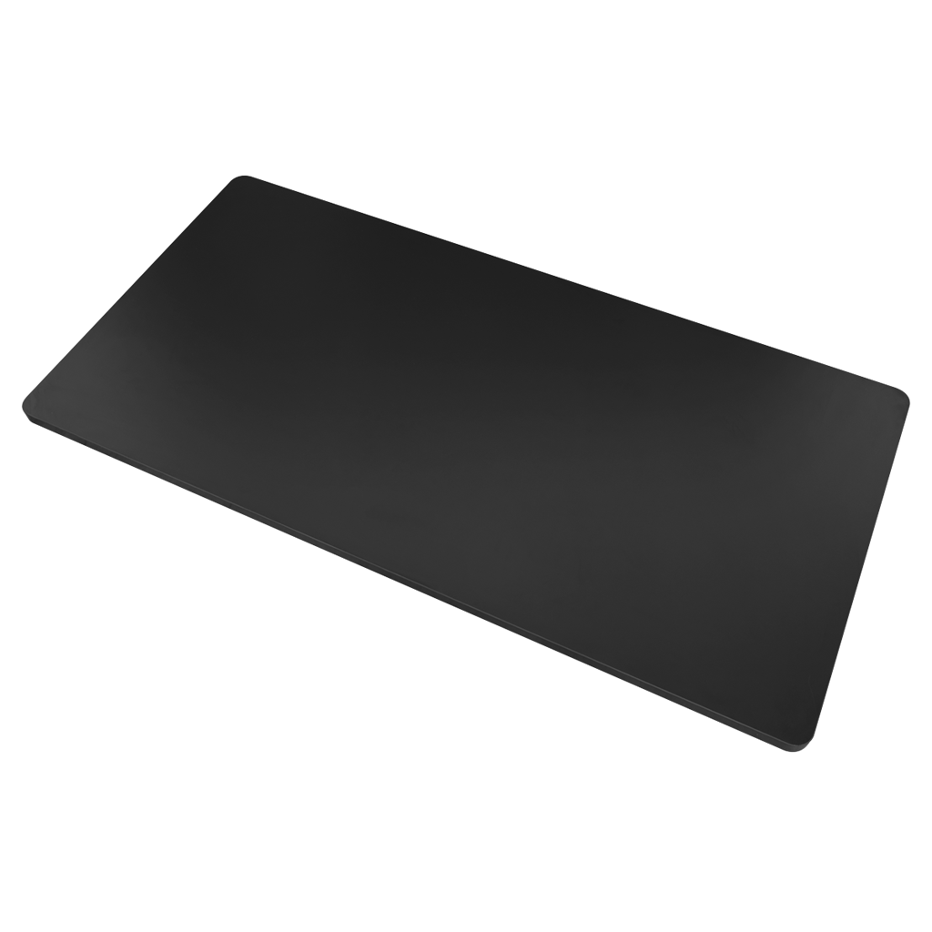 Dellonda Black Rectangular Desktop 1400 x 700mm, 1" Thickness - DH21