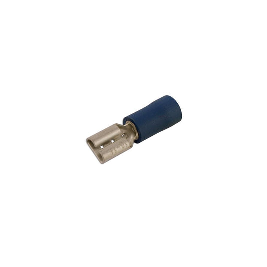 Wiring Connectors - Blue - Female Slide-On - 6.3mm - Pack Of 100