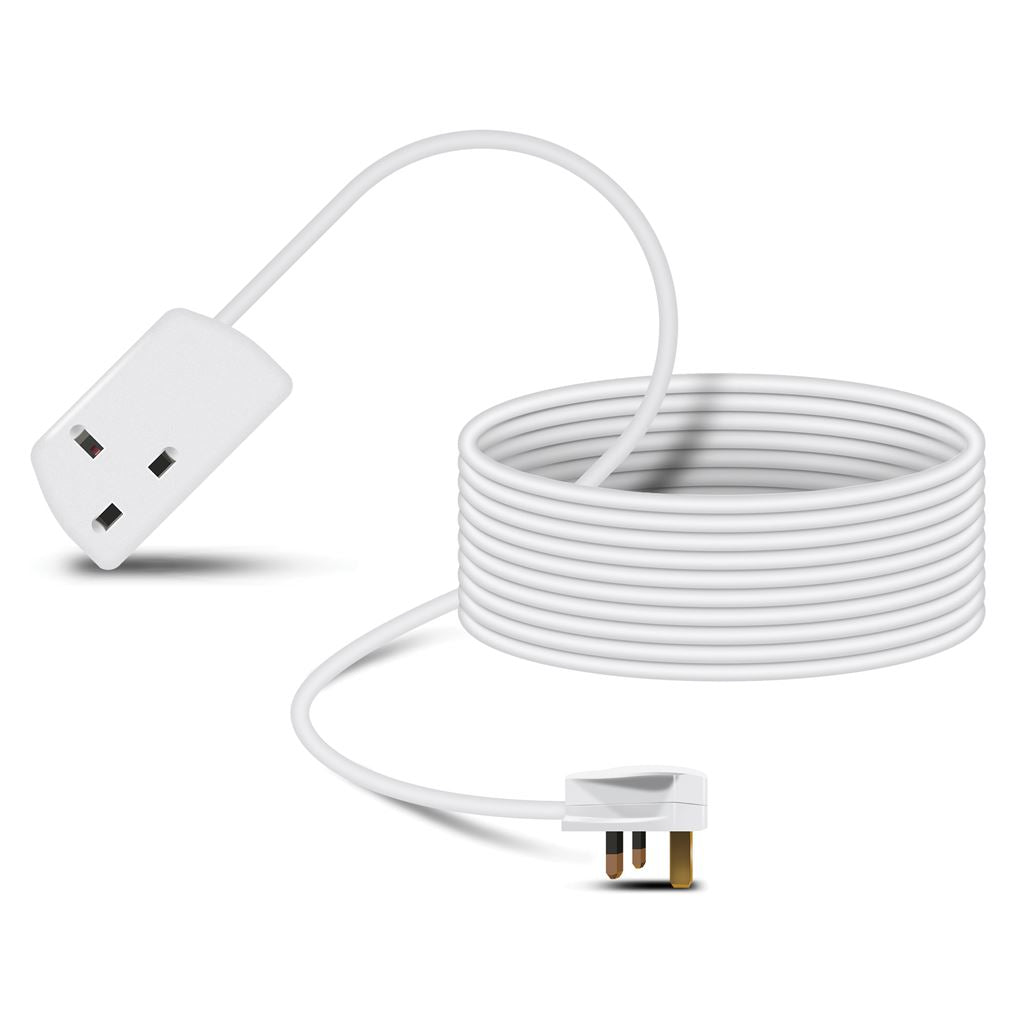 1 Eagle Single Gang Extension Lead White