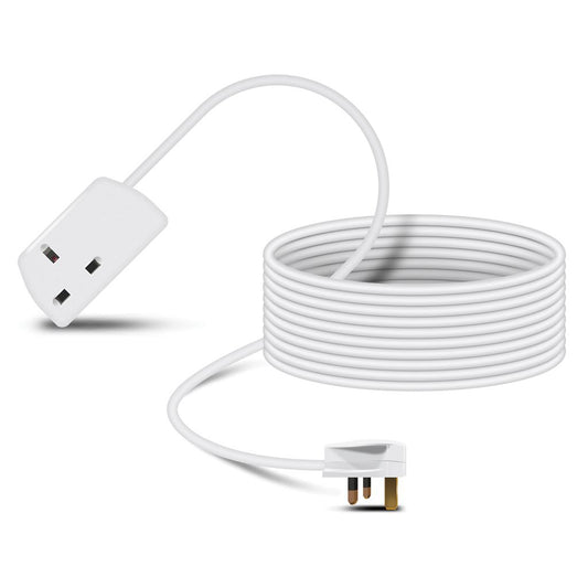 1 Eagle Single Gang Extension Lead White