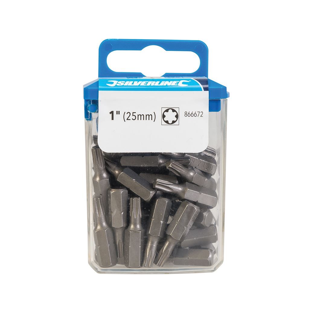 Silverline Trx Cr-V 6150 Screwdriver Bits 30pk - T20