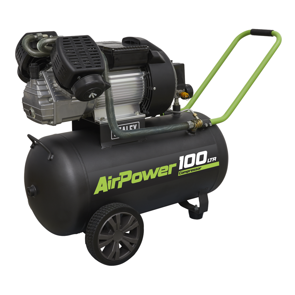 100L V-Twin Direct Drive Air Compressor 3hp