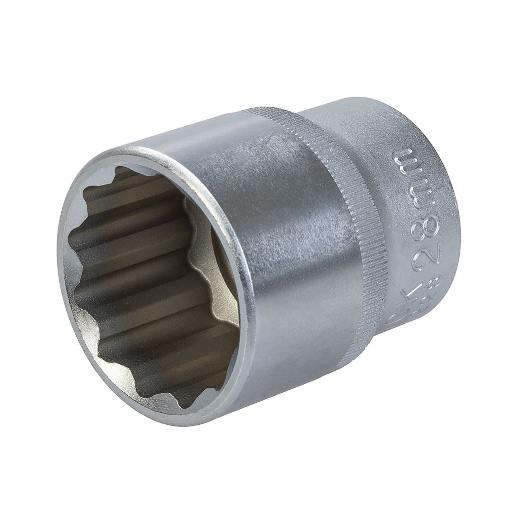 King Dick Socket SD 1/2" Metric 12pt - 28mm