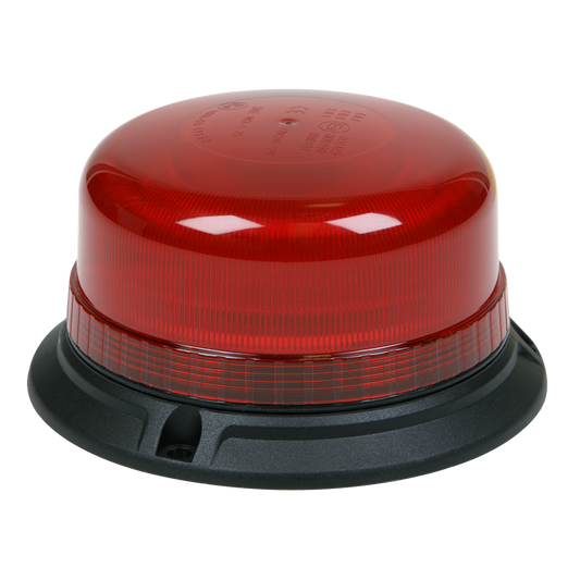 Warning Beacon with Bolt Fixing 3 x 6.5mm SMD LED 12/24V - Red