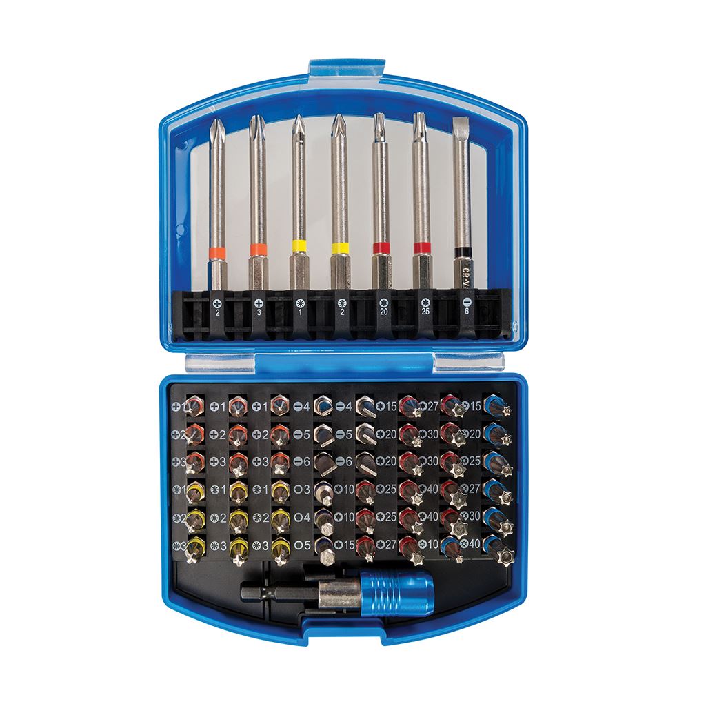 Silverline Colour-Coded Bit Set 56pce - 56pce