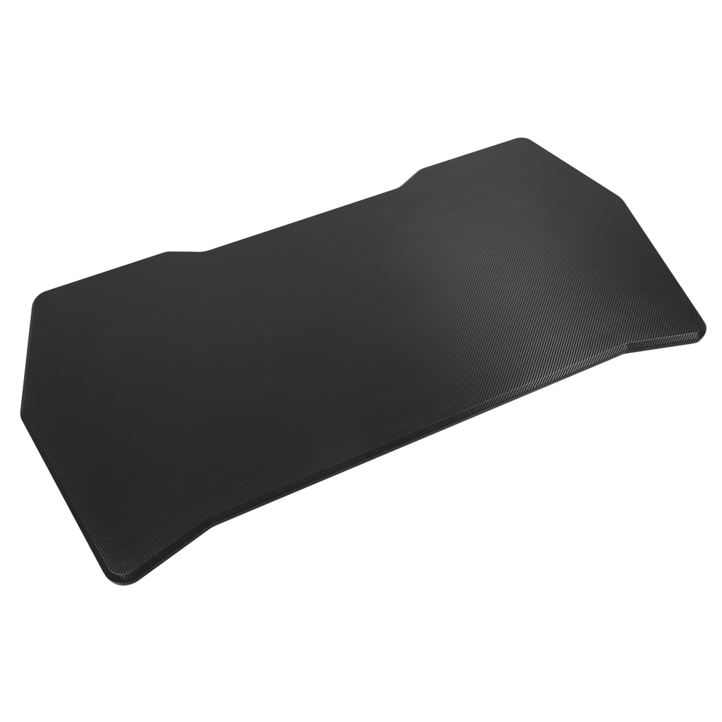 Dellonda Carbon Rectangular Desktop 1400 x 700mm, 1" Thickness - DH22