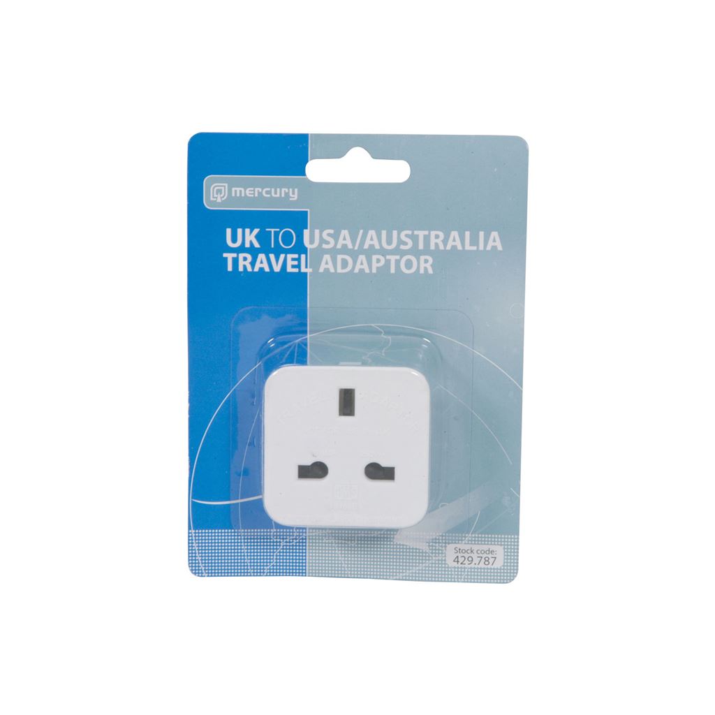 UK to USA Travel Adaptor - USA/Australia