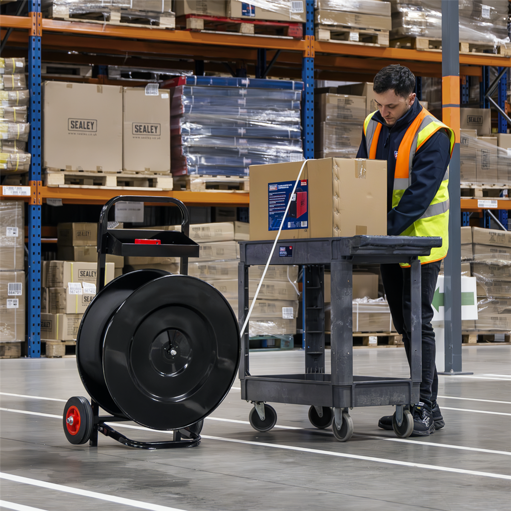 Heavy-Duty Mobile Strapping Dispenser
