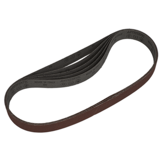 25 x 762mm Sanding Belt 80Grit - Pack of 5