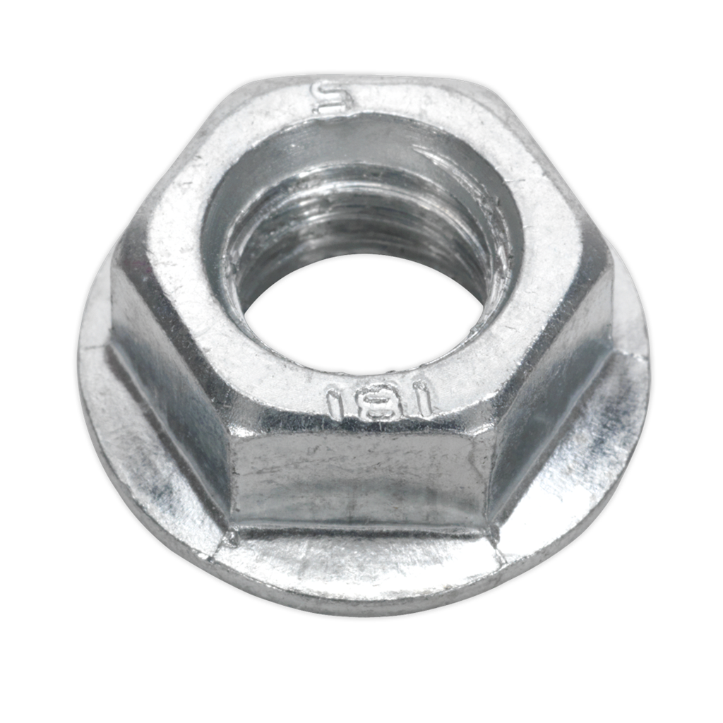 Zinc Plated Serrated Flange Nut M12 - Pack of 50