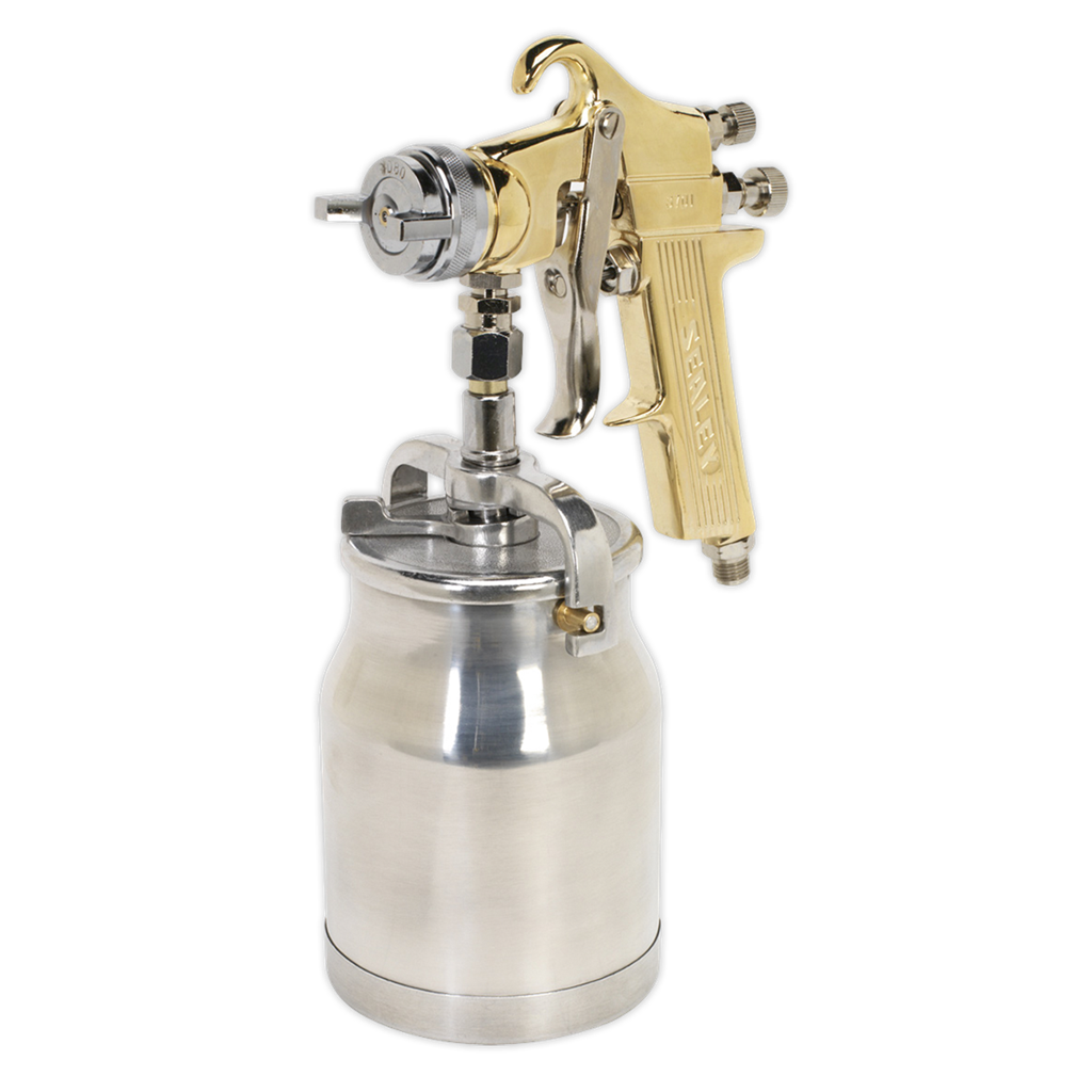 Workshop Gold Series Suction Feed Spray Gun 1.8mm Set-Up