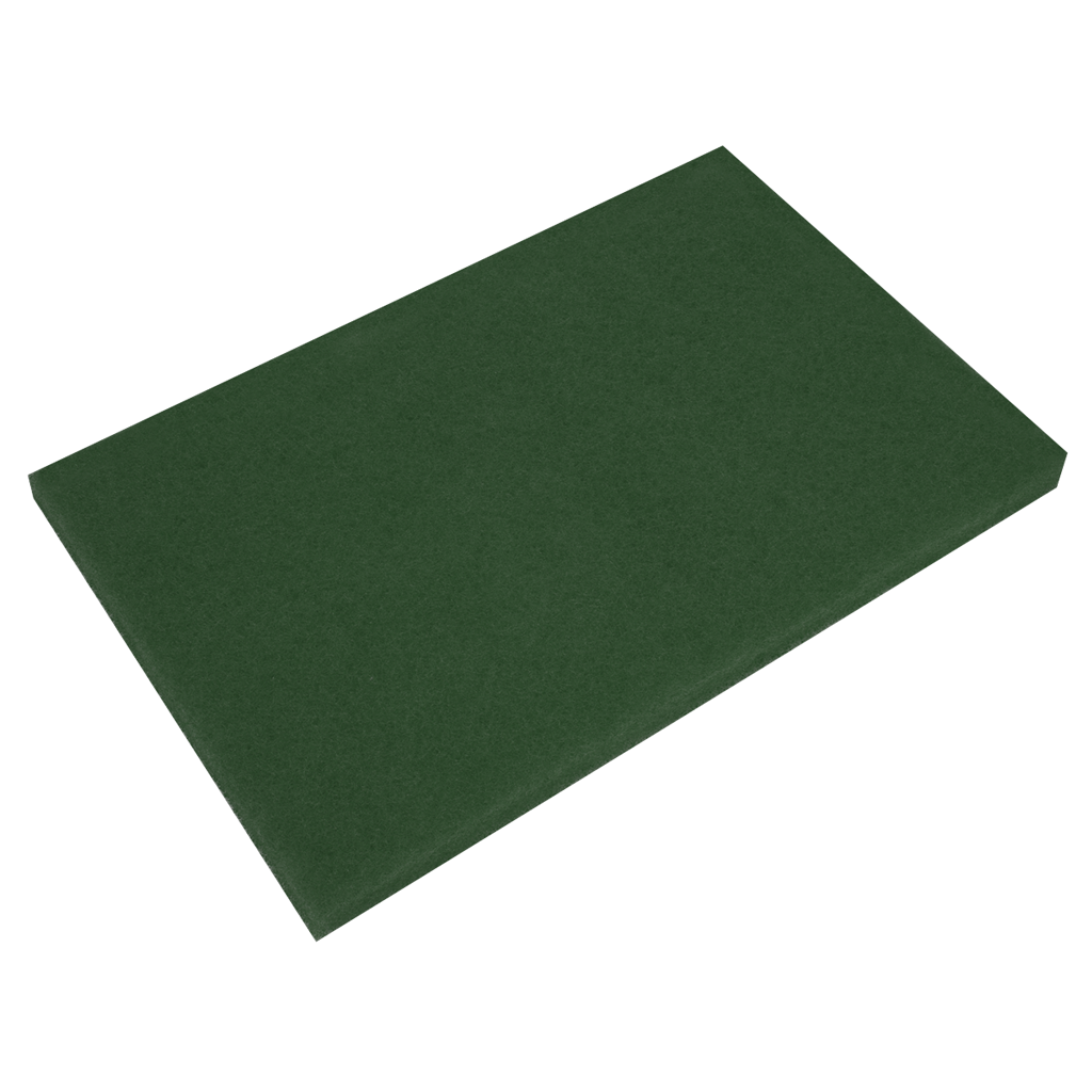 Worksafe&#174; Green Scrubber Pads 12 x 18 x 1" - Pack of 5