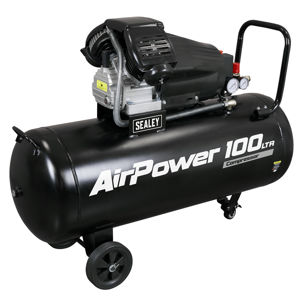 100L V-Twin Direct Drive Air Compressor 3hp