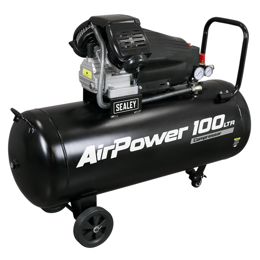 100L V-Twin Direct Drive Air Compressor 3hp