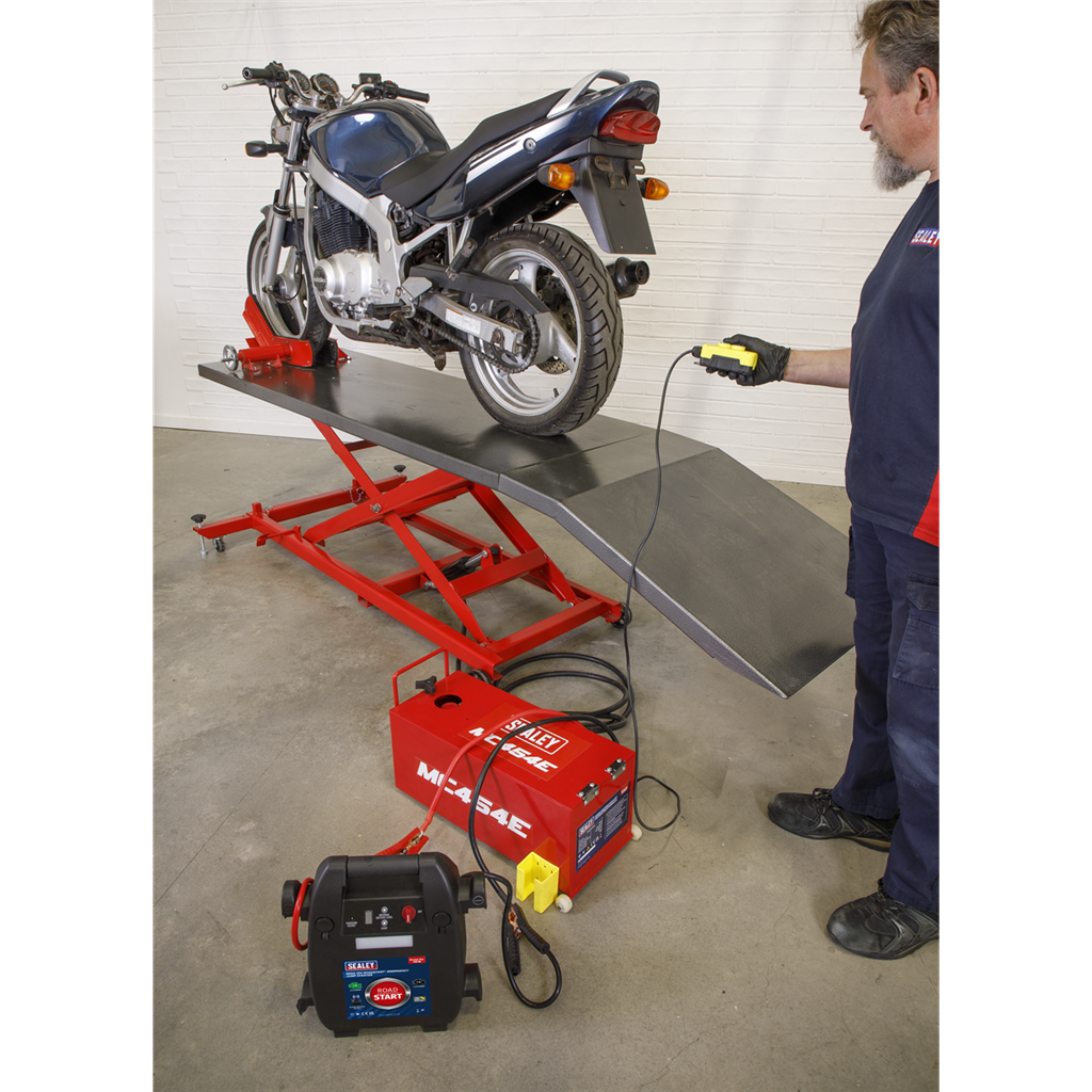 12V Electro/Hydraulic Motorcycle Lift 450kg Capacity