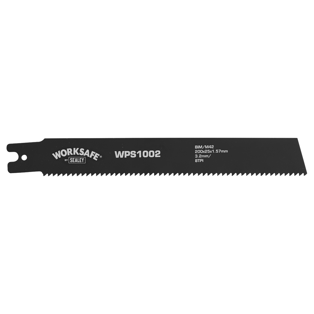 Worksafe&#174; Pipe Saw Blade 200 x 25 x 1.7mm 8tpi - Pack of 5