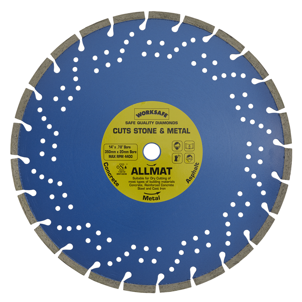 Worksafe&#174; Platinum Allmat Diamond Blade 350 x 20mm