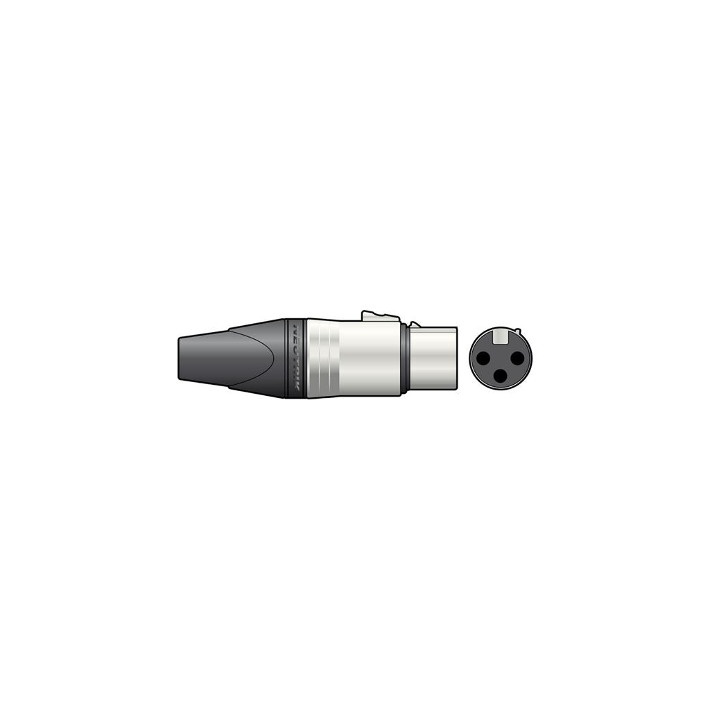 &#174; NC3FXX 3-pole XLR Line Connector - Socket, Bulk