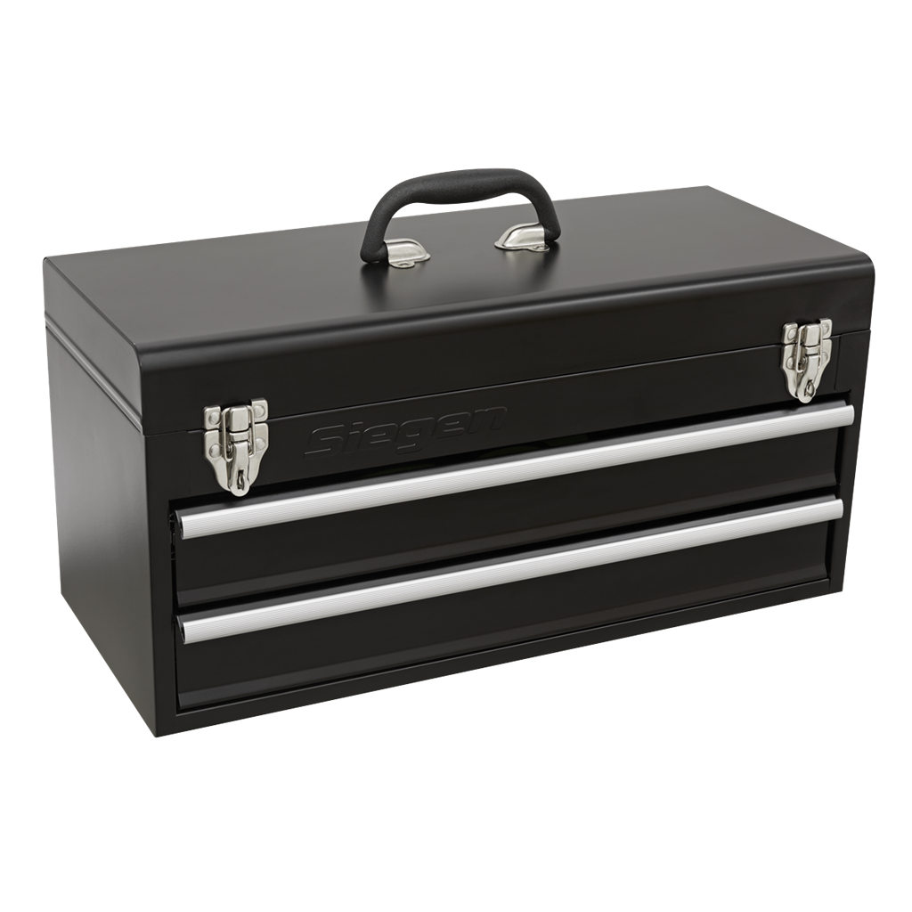 Siegen Portable Tool Chest 2 Drawer with Tool Kit 90pc