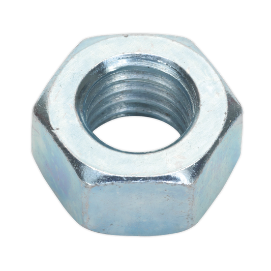 Zinc Plated Steel Nut M12, DIN 934 - Pack of 25