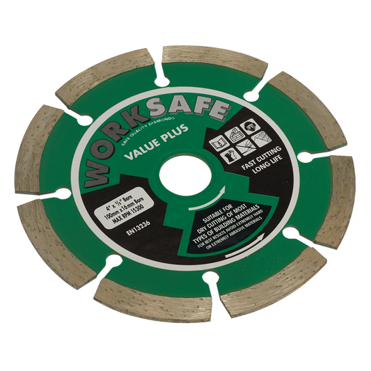 Worksafe&#174; Value Plus Diamond Blade 100 x 16mm