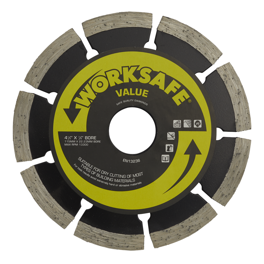 Worksafe&#174; Value Diamond Blade 115 x 22mm