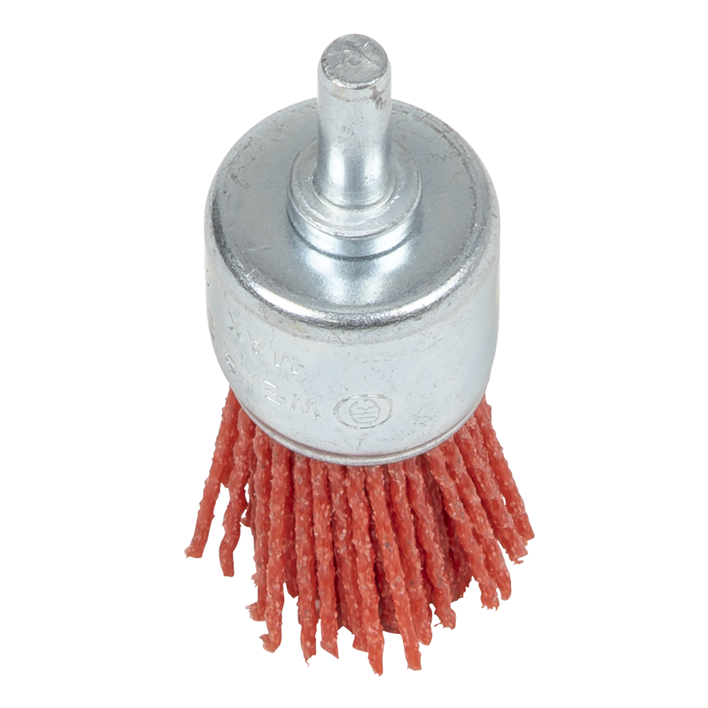 25mm Nylon Filament End Brush with 6mm Shaft