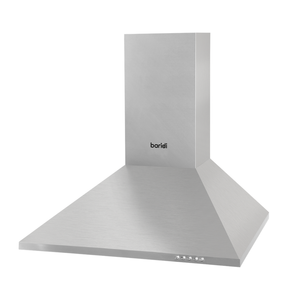 Baridi Cooker Hood with Carbon Filters 60cm - Stainless Steel