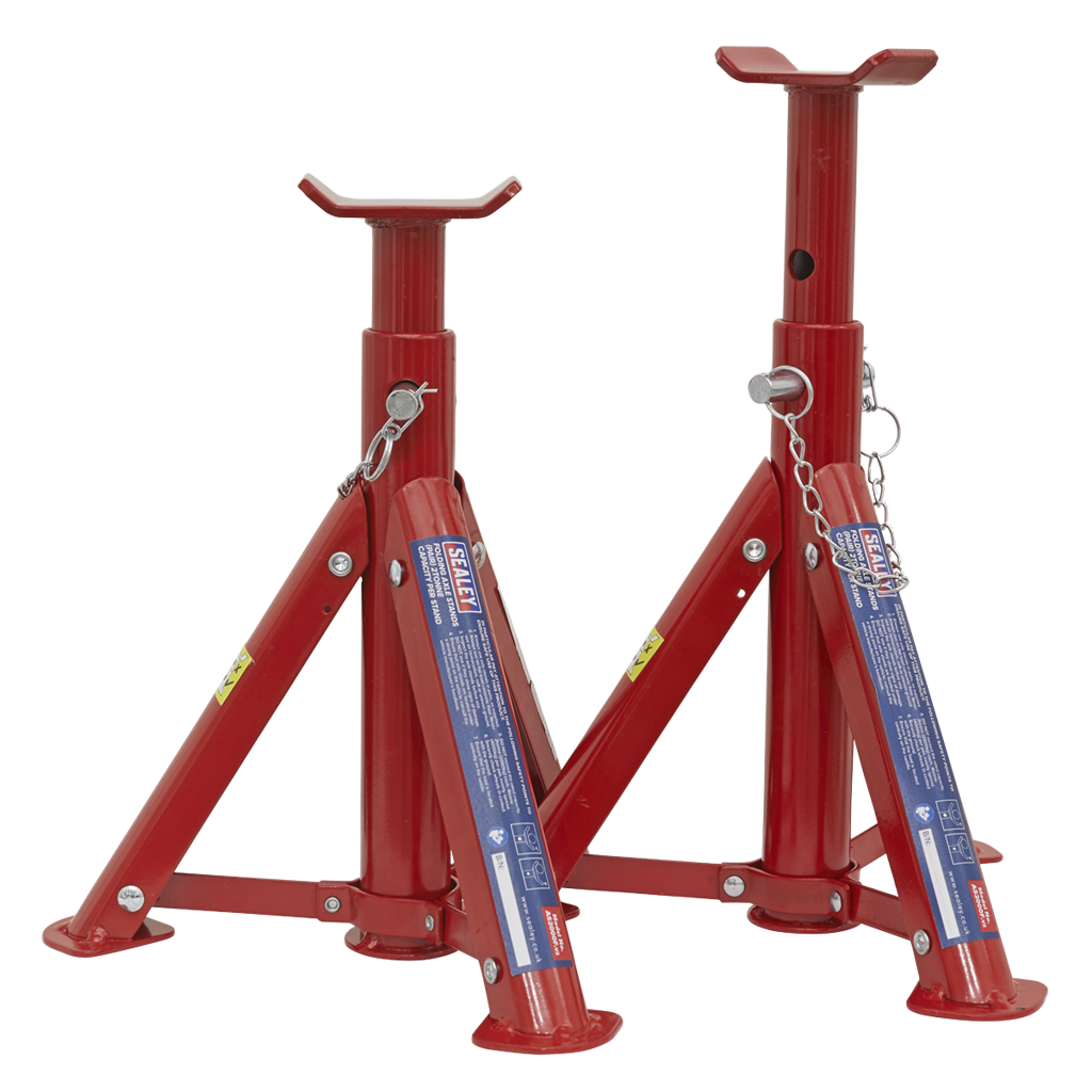 Folding Type Axle Stands (Pair) 2 Tonne Capacity per Stand