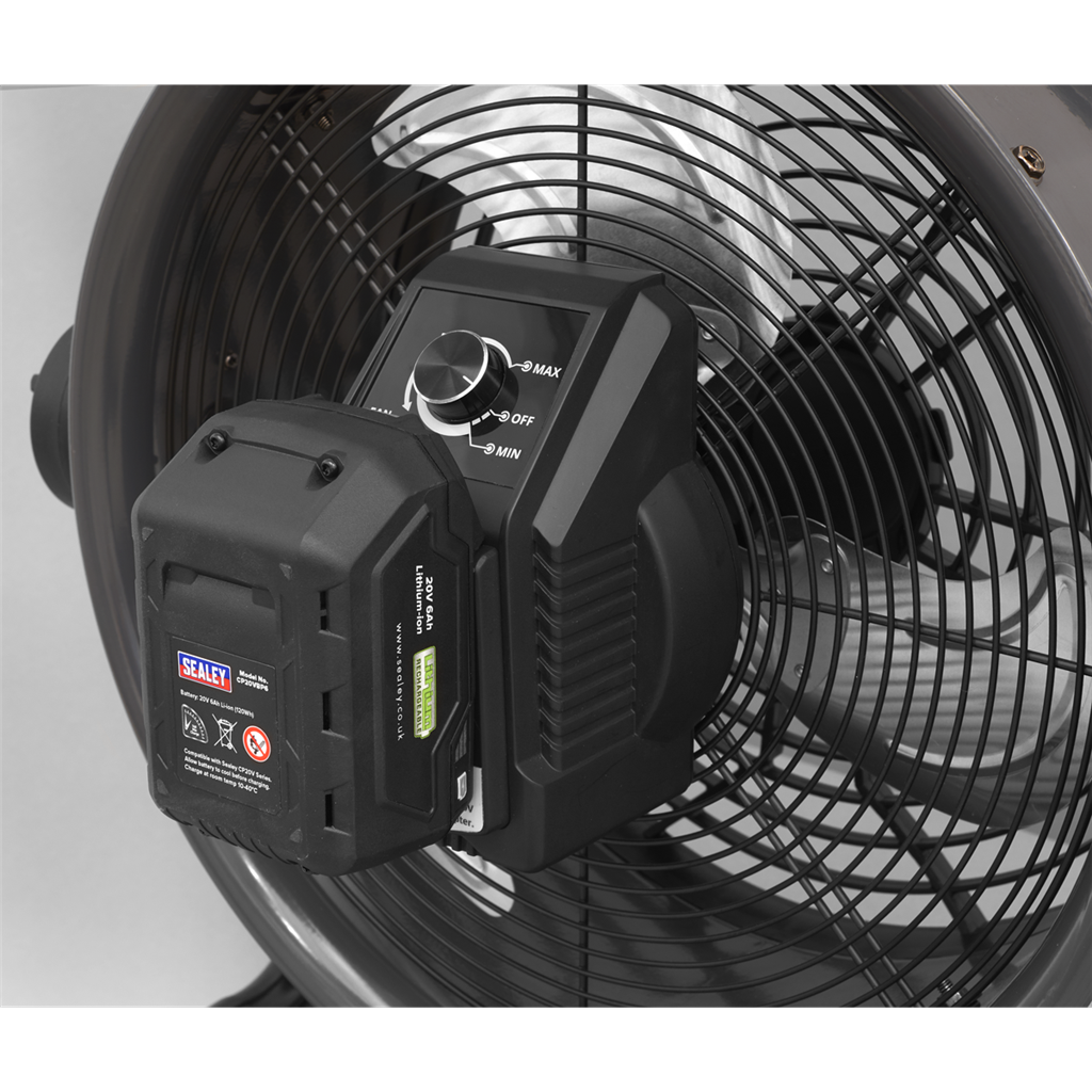 230V with Cordless Option High Velocity Drum Fan 16"