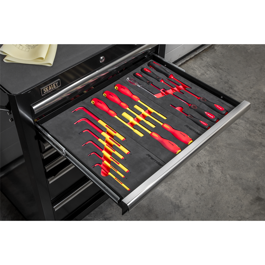 Rollcab 7 Drawer with Insulated Tool Kit 63pc