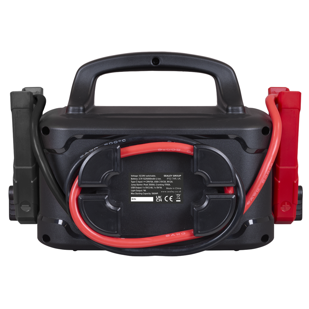 3500A 12/24V Lithium Jump Starter Power Pack