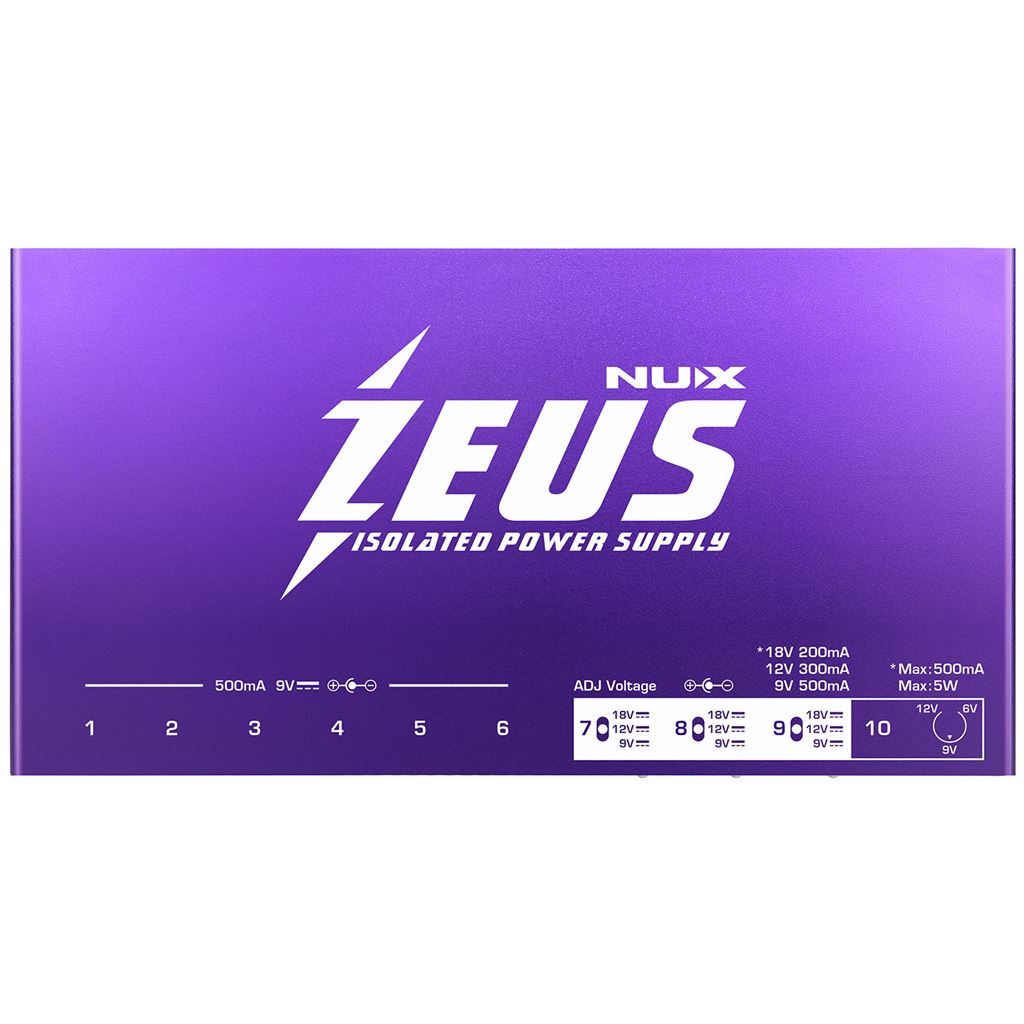 Zeus Guitar Pedal Power Supply - NIP-Z10