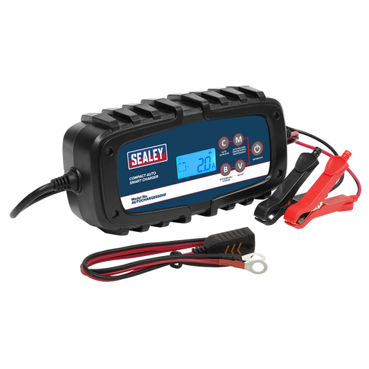 6/12V Compact Auto Smart Charger & Maintainer 6.5A