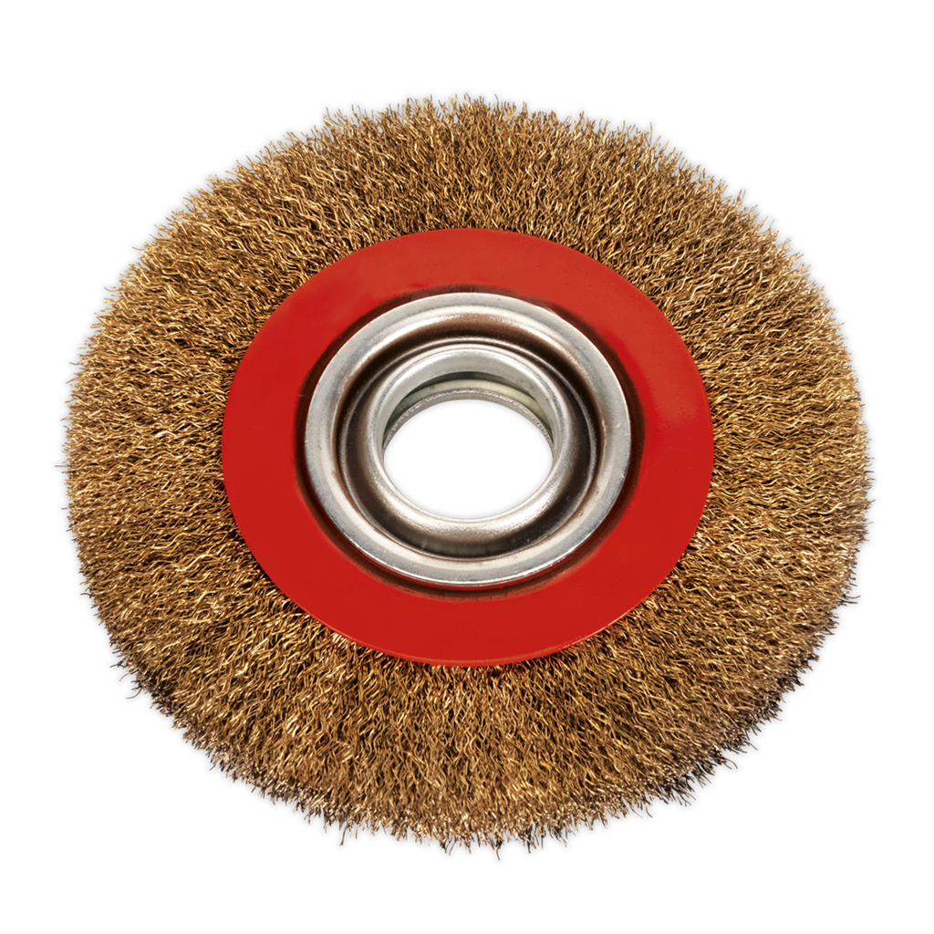 Crimped Wire Wheel &#216;150 x 20mm &#216;32mm Bore Wide
