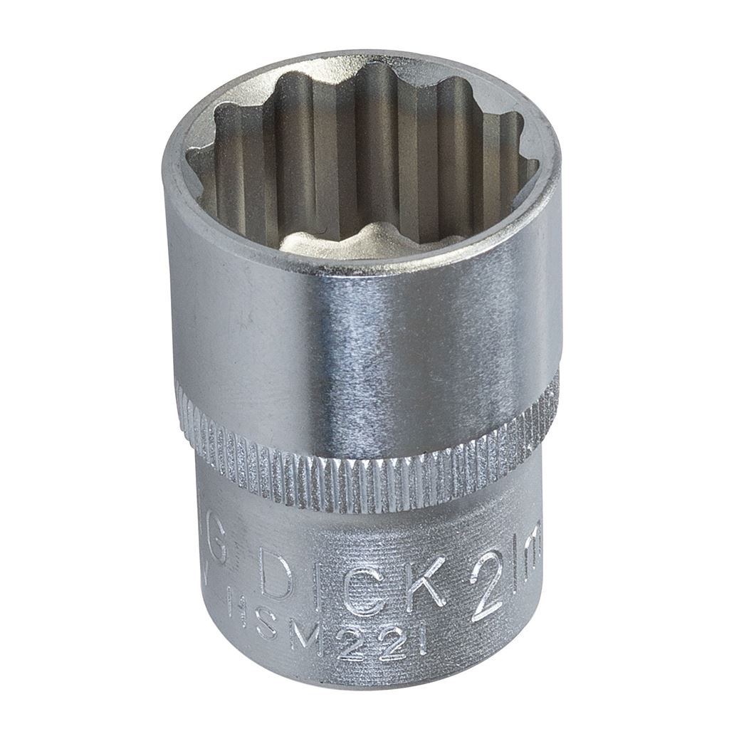 King Dick Socket SD 1/2" Metric 12pt - 21mm