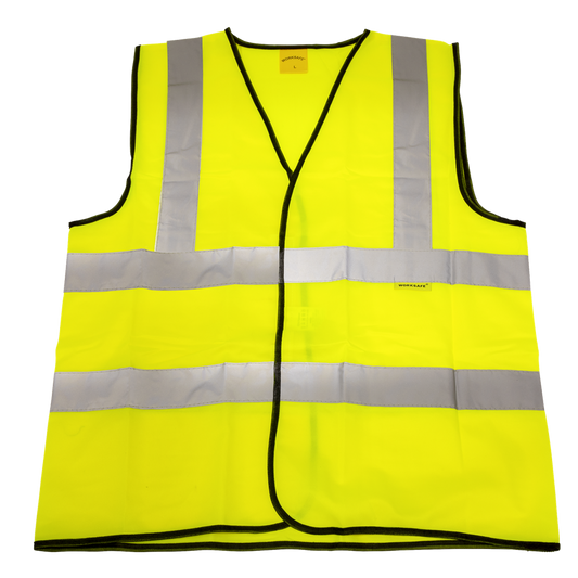 Worksafe&#174; Hi-Vis Yellow Waistcoat - Large