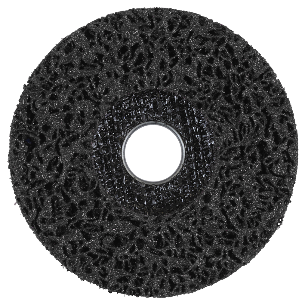 115 x 13mm Black Polycarbide Abrasive Strip Disc 22mm Bore - Display Box of 10