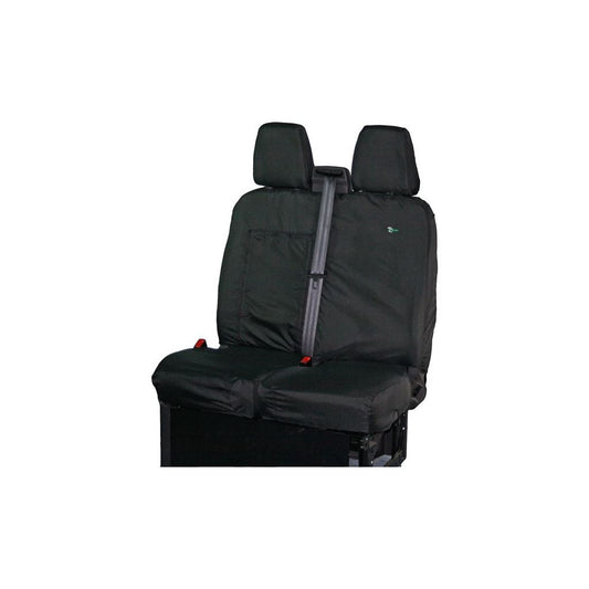 Van Seat Cover - Double - Black - Ford Transit 2014 Onwards