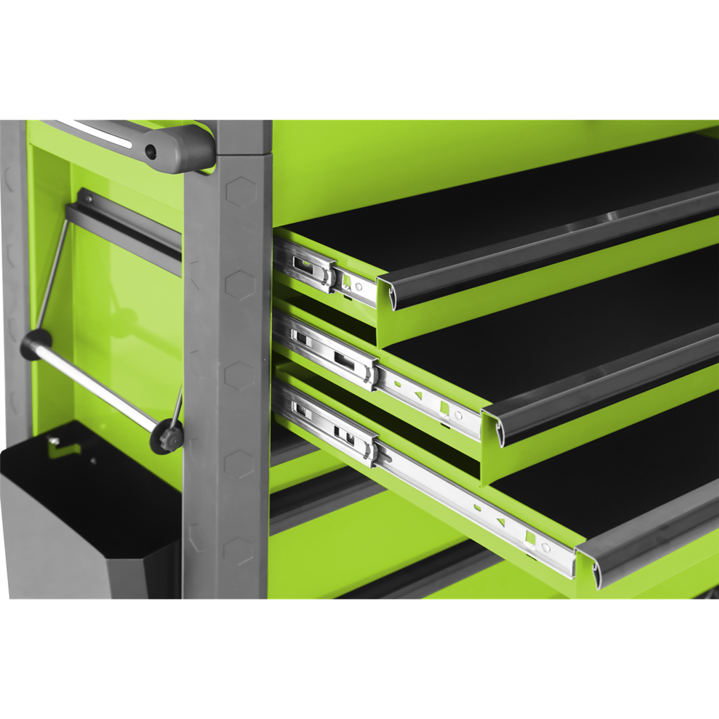 Superline Pro&#174; Tool Trolley 6 Drawer - Green