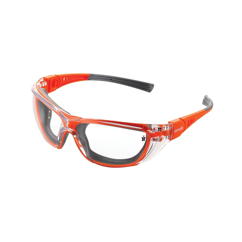 Scruffs Falcon Safety Glasses - Orange