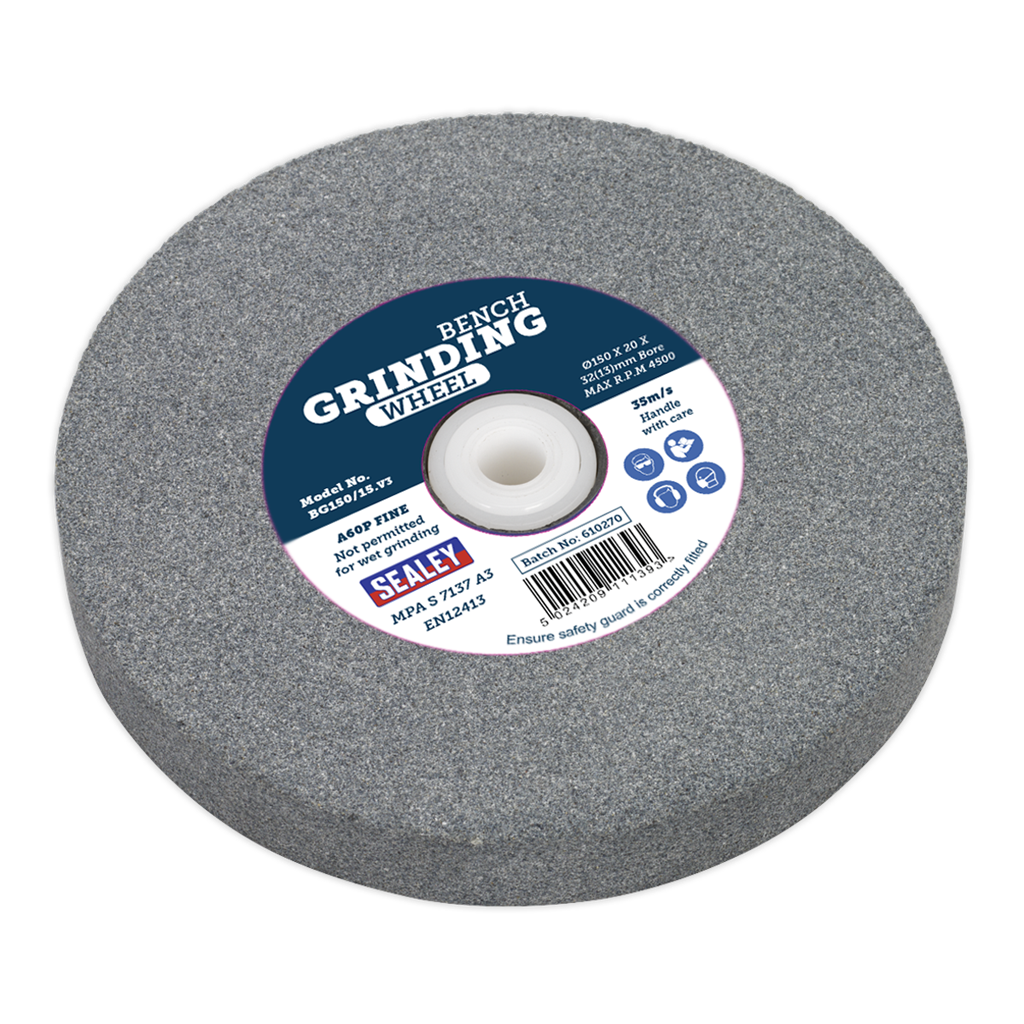 150 x 20mm Grinding Stone 32(13)mm Bore - A60P Fine