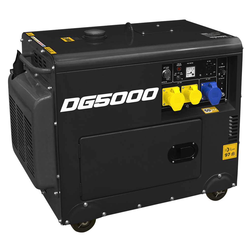 5000W Generator 4-Stroke Engine 110/230V