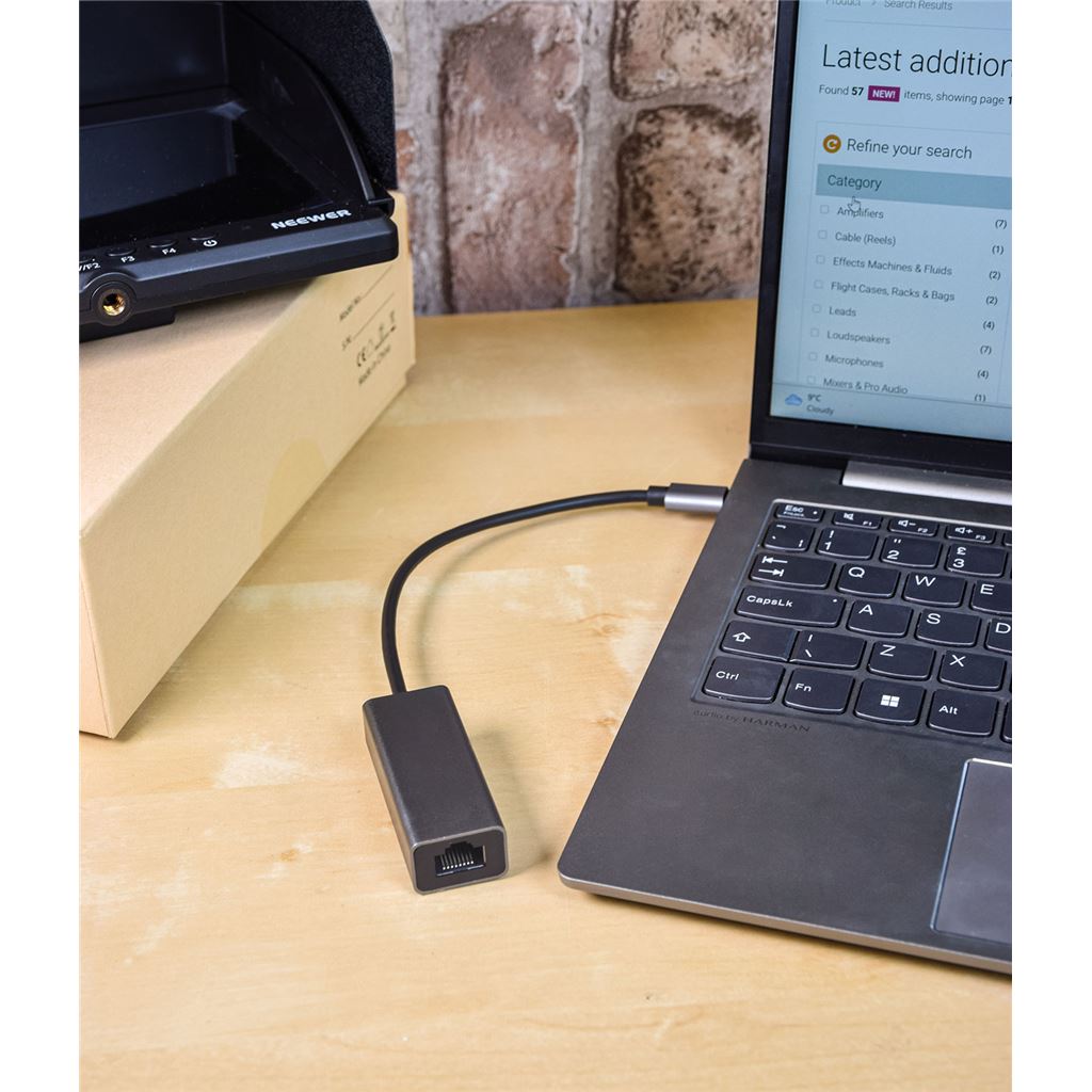 USB3.0 Type-C to RJ45 Gigabit Ethernet Adaptor