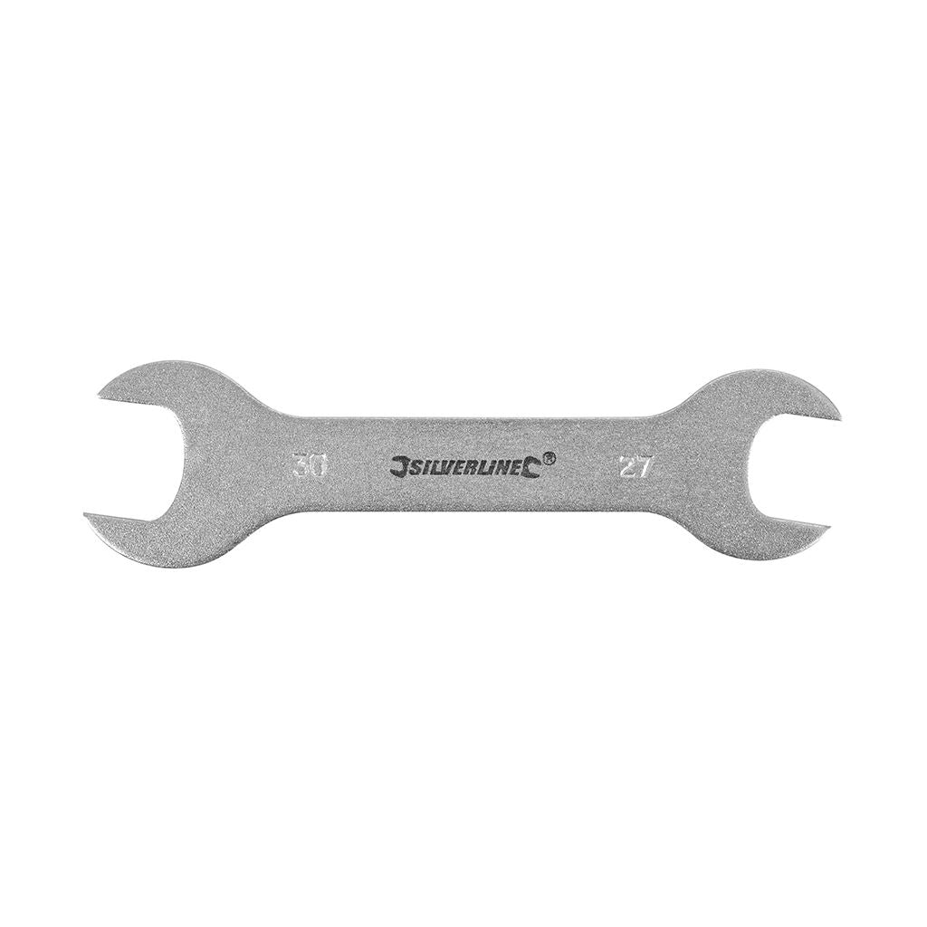 Silverline Double-Ended Gas Bottle Spanner - 27 & 30mm