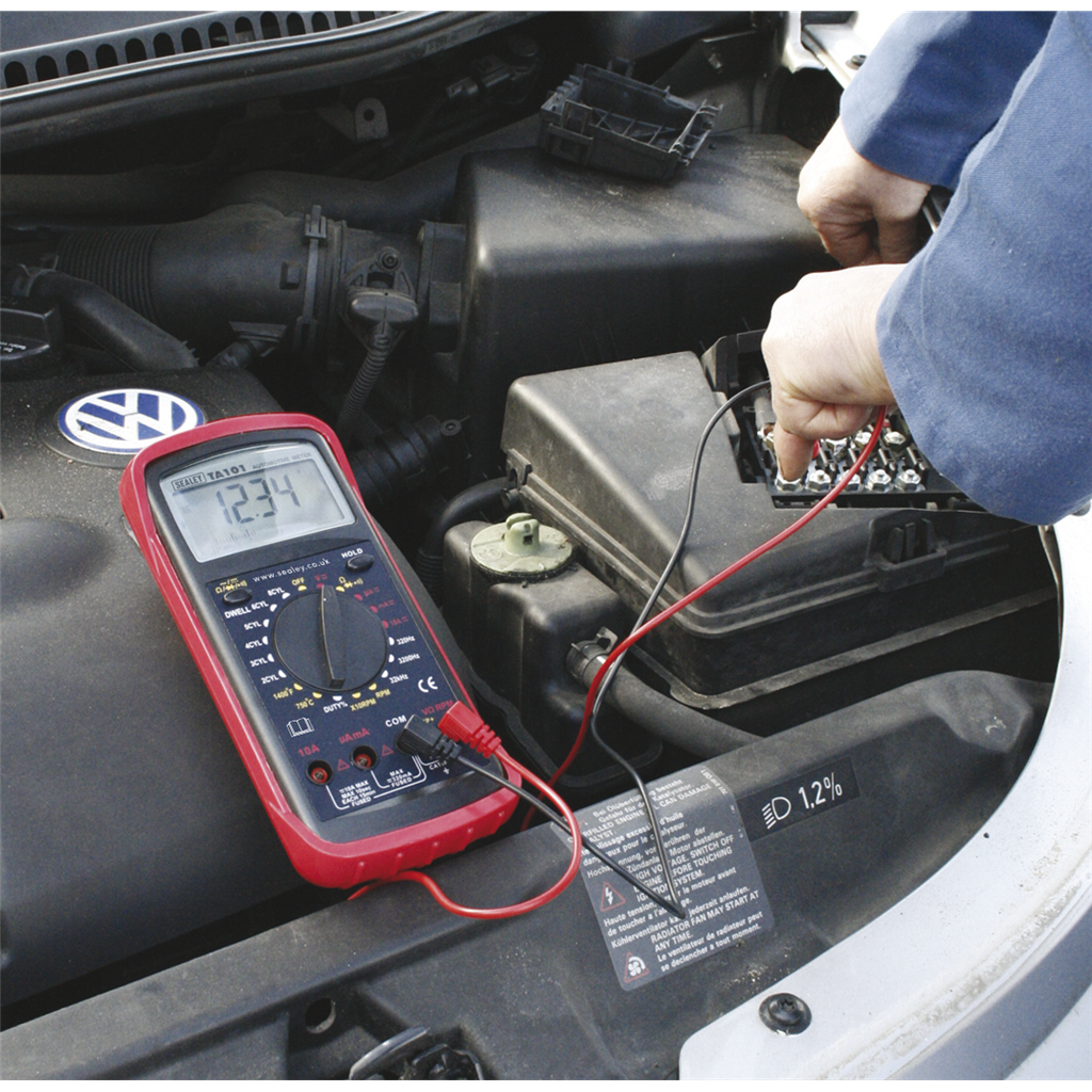 12-Function Digital Automotive Multimeter